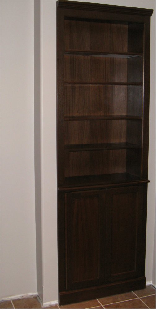 Mahogany storage cabinet